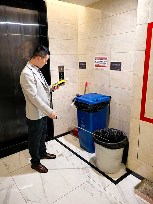 便攜手持探桿式單推三檢測儀